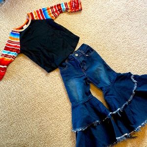 2T Top & Bell Jeans